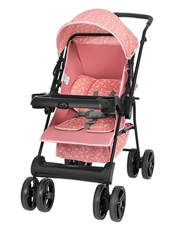 CARRINHO PASSEIO TUTTI BABY SOLARE ROSA
