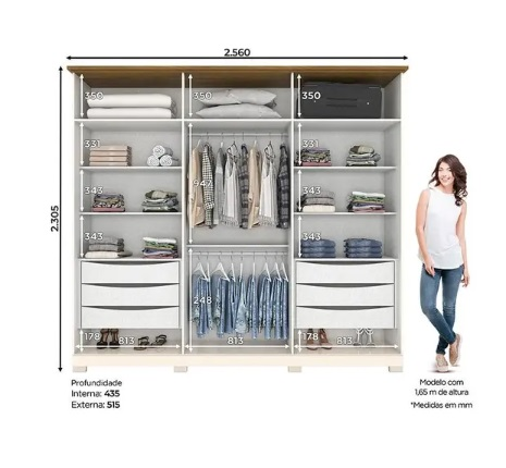 ROUP HENN NAPOLI D308 2,56M OFFW/NATURE*