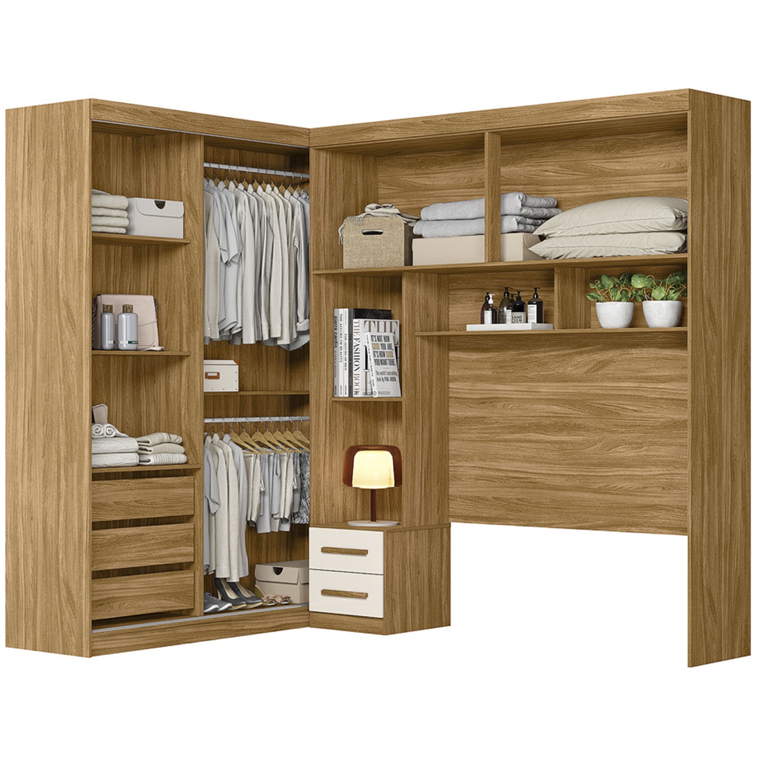 ROUPEIRO MOVAL MODULADO FLORENÇA BRANCO