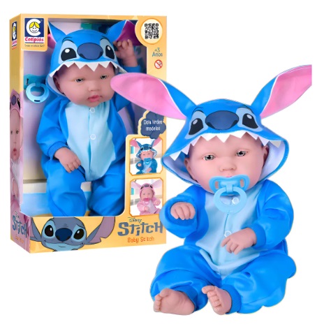 BONECA COTIPLAS DISNEY BABY STITCH 2910