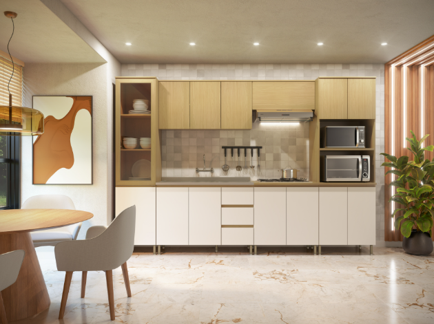 COZINHA MODULADA MOVEIS SUL FLORENÇA 6 PE...