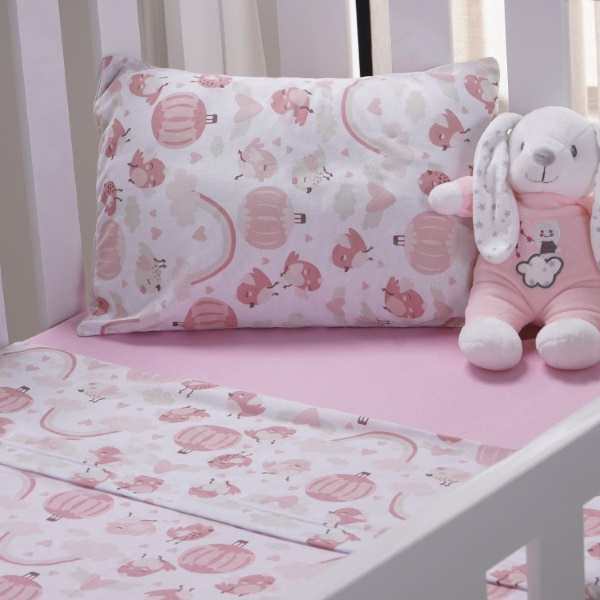 LENÇOL BENE CASA BERÇO 3 PEÇAS MALHA 100 ...