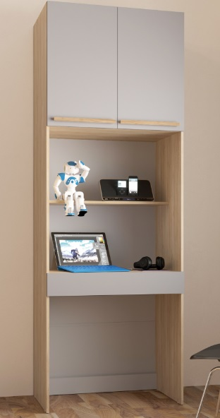 ROUPEIRO MOVSUL SAN DIEGO 80CM ESCRIVANIN...