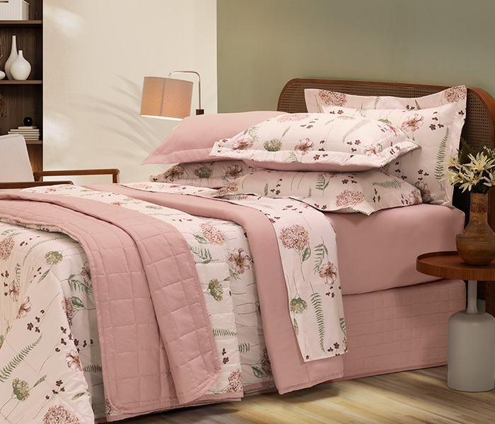 COBRE LEITO CASAL LYNEL SOFISTIC HORTENCI...