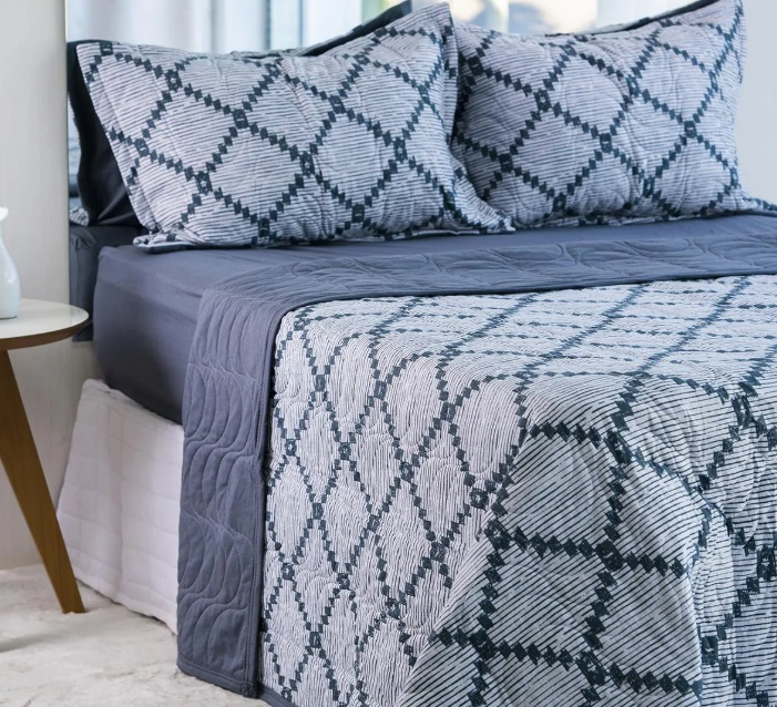 COBRE LEITO BELLA MALHA SOLTEIRO PEDRO CH...