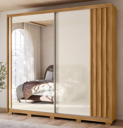 ROUPEIRO MOVAL DHARA 2,42M COM ESPELHO FR...