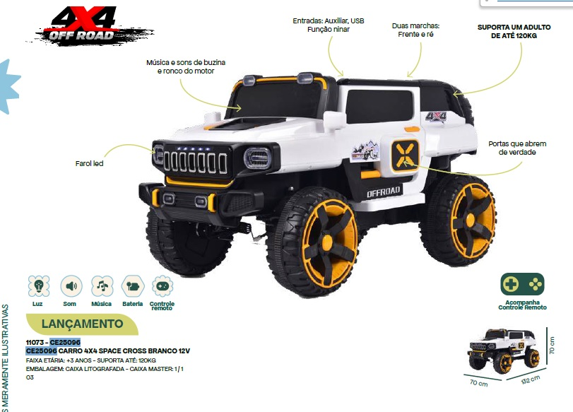 BRINQUEDO CARRO ELETRICO ZIPPY SPACE CE2 ...