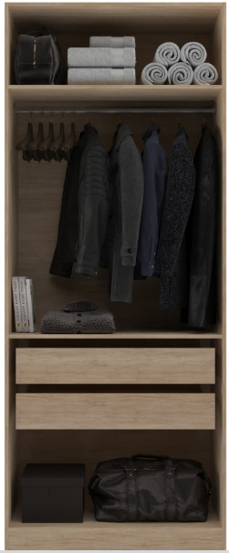 ROUPEIRO MOVSUL SAN DIEGO 90CM AVEIRO/CINZA 