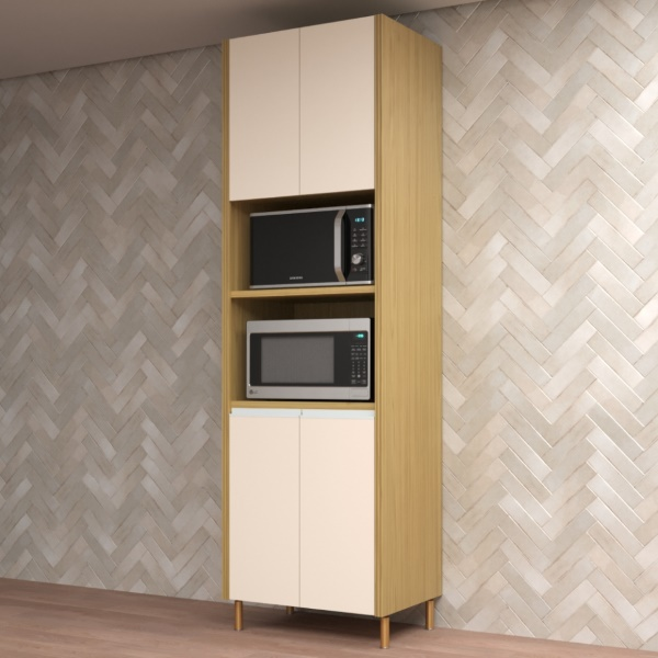 COZINHA MODULADA MOVEIS SUL GIORGIA 4 PEÇ...
