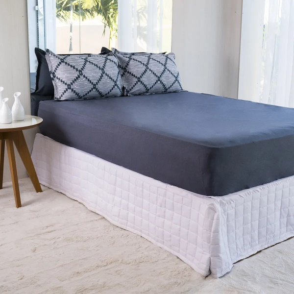 LENCOL BELLA MALHA CASAL PEDRO 3PÇ  - GRUPO