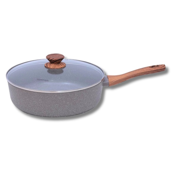 FRIGIDEIRA MIMO COOK GRAFITO 28CM C/TAMPA...