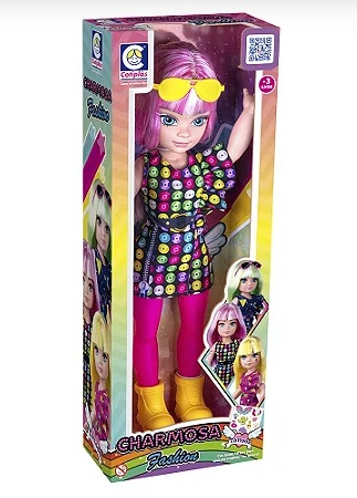 BRQ BONECA COTIPLAS CHARMOSA FASHION 2756
