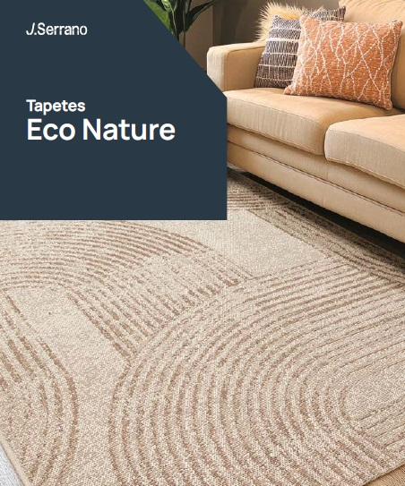 TAPETE 150X200 JSERRANO ECONAT ROAT BEGE ...