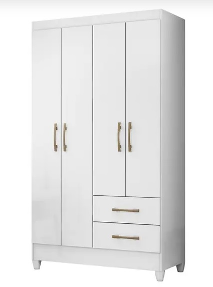 ROUPEIRO MOVAL CHILE 1,03M 4 PORTAS 2 GAV...