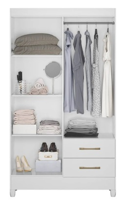 ROUPEIRO MOVAL CHILE 1,03M 4 PORTAS 2 GAV...