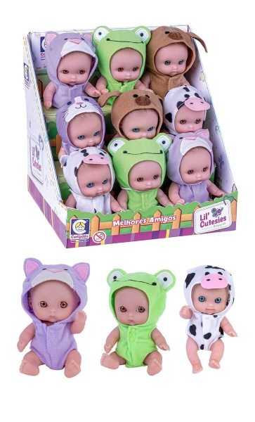 BRQ BONECA COTIPLAS LIL CUTESIES MELH AMI...