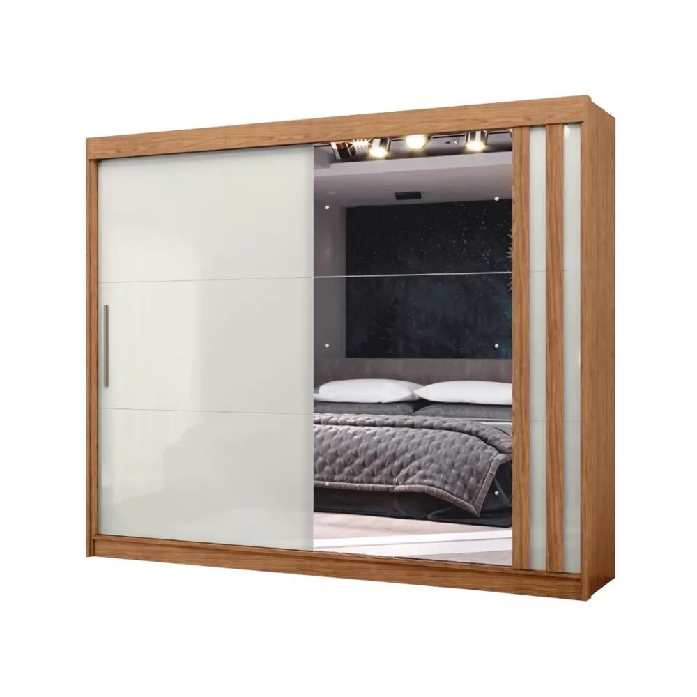 ROUPEIRO MX SEUL 2,42M 2 PORTAS DE CORRER...