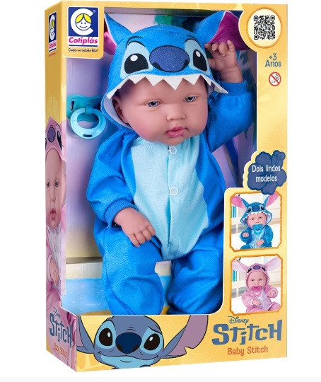 BONECA COTIPLAS DISNEY BABY STITCH 2910
