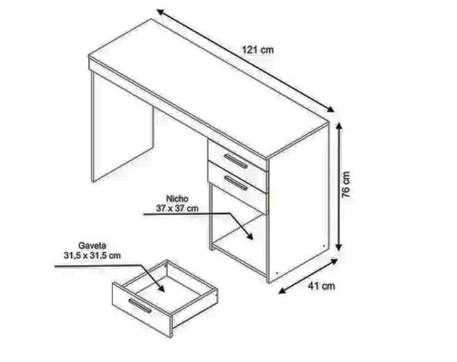 ESCRIVANINHA NOTAVEL OFFICE 51015 2G NOGAL