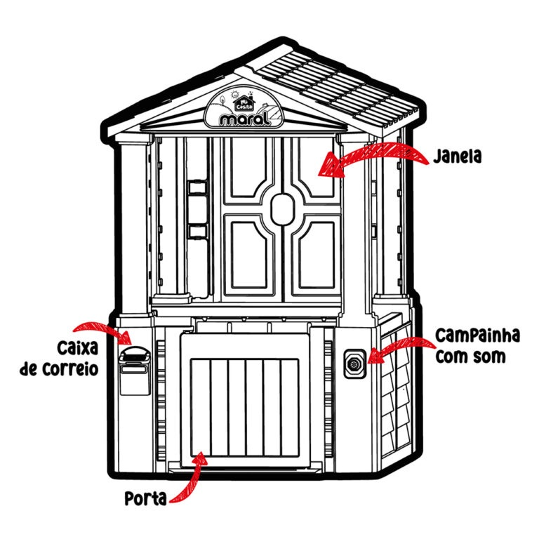 CASINHA MARAL MI CASITA ROSA 1082
