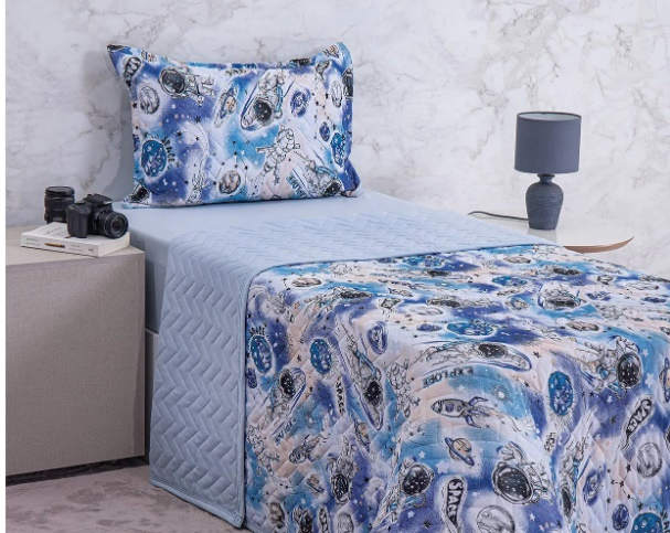 COBRE LEITO BELLA MALHA SOLT YURI 2PÇ