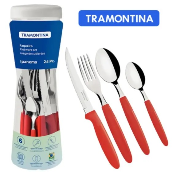 FAQUEIRO TRAMONTINA IPANEMA POTE 24PÇ VE ...