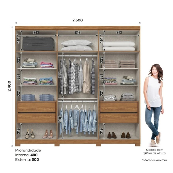 ROUP HENN PETRUS 2,50M NATURE/PTO*