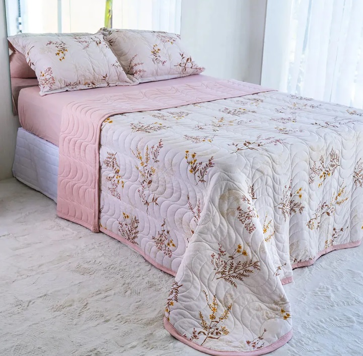 COBRE LEITO BELLA MALHA SOLTEIRO GABY C/R...