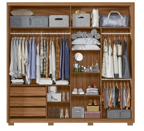 ROUPEIRO MOVAL DHARA 2,42M COM ESPELHO FR...