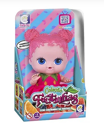 BONECA COTIPLAS FRUTINHAS GOIABA 2746