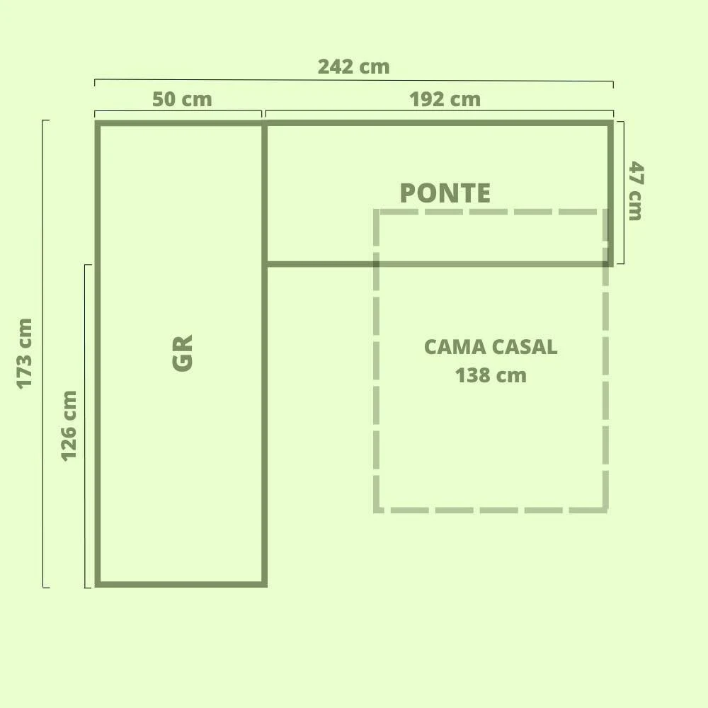 ROUPEIRO MOVAL MODULADO FLORENÇA FREIJO/O...